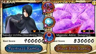 All Out Mission #17 Stage 5 and 6 Fortress Battle and Giant Boss (Clear) NxB Ninja Voltage