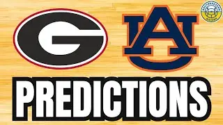 Georgia vs. Auburn PREDICTION | 2024-25 SEC Basketball Predictions