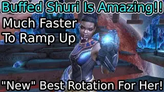 Buffed Shuri Is So Good A Lot More Shock Damage And 3x Times Faster Ramp With This New Rotation|MCOC
