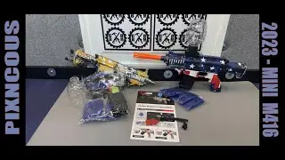 New 2023 Style PIXNCOUS Mini M416 Top Loader Gel Ball Blasters with Single Shot (TOYS)
