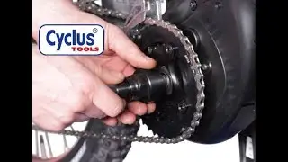 CYCLUS TOOLS&reg; Yamaha E-Motor Verschlussmutter Demontage/Montage