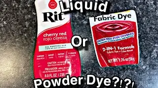 Liquid Or Powder Dye?!?!