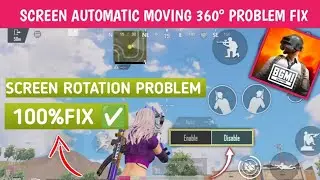 Fix Screen Shaking Issue During Fire In Bgmi & Pubg | Bgmi 360 Rotate Problem Fix