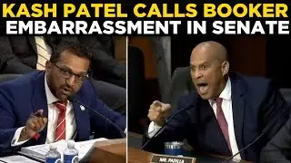 US News Live | Kash Patel Calls Cory Booker 'Embarrassment' In Senate Shouting Match | Epstein Files