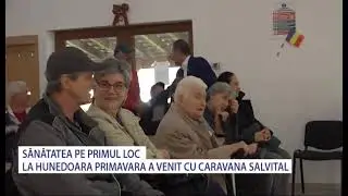 Salvital Hunedoara-Caravana ALEGE SĂNĂTATEA! VIAȚA TA CONTEAZĂ știre Antena3Deva 02.04.2024