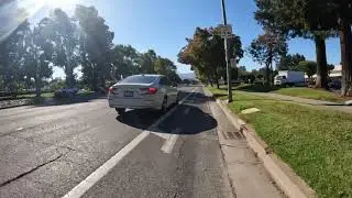 This is why Cupertino needs protected bike lanes - paint does not protect!