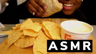 POPULAR Moes Burrito + Chips ASMR (NO TALKING)