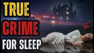Deep Sleep With 3+ Hours of Disturbing True Crime Stories | Sound of rain and thunder
