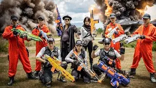 Игра LTT ​​Nerf War: пара SEAL X, секретная миссия по оружию Nerf, сражается с преступной бандой!
