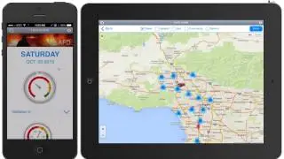 FileMaker/HTML5/JavaScript GPS Map Demo (iPad)