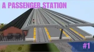 Making A Wide Track Passenger Station For Create Mod - Modded Minecraft [EP1]