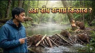 কানাডার আশ্চর্য প্রাণী বিভার! Canadian Beaver!