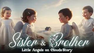 Little Angels on Clouds | Baby Sister & Brother Angel Story | Peaceful Baby Story
