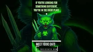Toxic Cats NFT Launch&mdash;Own a One-of-One Digital Mutation. #ToxicCatsNFT #NFTLaunch  #NFTCollectors