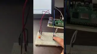 Button-Controlled LED with Raspberry Pi. Beginner project