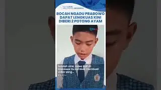Videonya Viral Mengadu ke Prabowo karena Dapat Lengkuas, Kini Siswa SMP Makassar Dapat 2 Potong Ayam