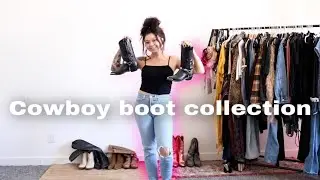 My cowboy Boot Collection 2024 | Western style inspiration