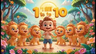 Lion Counting Song | Learn Numbers 1 to 10 with Brave Lions | Educational Kids Songs