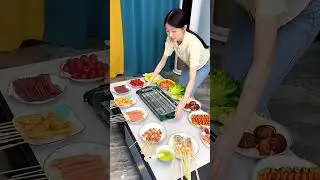 Indoor smokeless grill for easy cooking #indoor #smokeless #grill #viralvideo