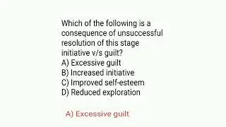 erik erikson's psychosocial development theory important mcq questions for ktet