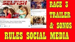 RACE 3 Trailer And Songs Rules Social Media