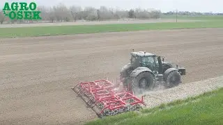 Brony polowe podwójne składane hydraulicznie z belką przednią, spulchniaczami śladów i włóką tylną
