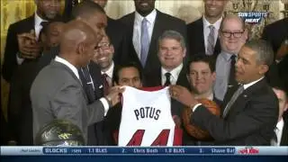 January 14, 2014 - Sunsports - Miami Heat Championship Visit with Barack Obama at White House