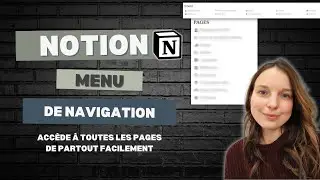 Comment cr&eacute;er un menu de navigation dans Notion | Tutoriel Notion rapide