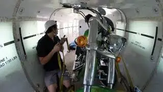 Kamaka Air Cargo - Loading Motorcycle