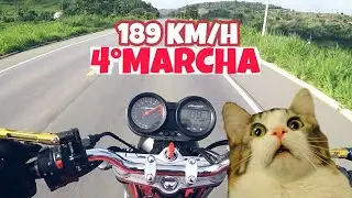 BANDIT CARBURADA LIMITANDO DE 1&deg; A 4&deg; MARCHA!