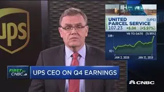 UPS CEO: There's only a slight global slowdown