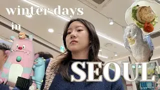 WINTER DAYS in SEOUL | shopping at starfield, olive young, SBS office tour, family reunion