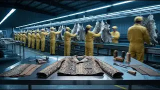 Inside the Snake-Leather Facility &ndash; (Full Process) From Rare Skin to Luxury Fashion Jacket