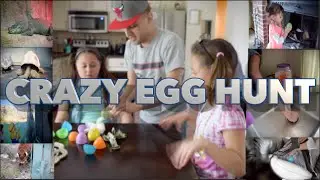 CRAZY EGG HUNT - HAPPY EASTER - مطاردة جنونية للبيض | ENAS K
