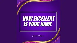 Magnificent You Are