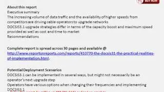 The DOCSIS3.1: the practical realities of implementation
