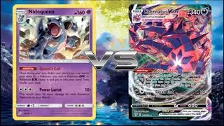Pokemon TCG Online Nidoqueen Cinccino VS Eternatus VMAX Weavile GX!!