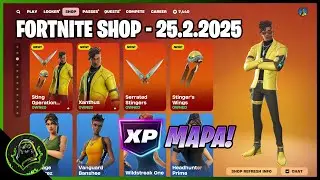 *NOV&Yacute;* FORTNITE SHOP! I 25.2.2025 I XANTHUS, DISNEY Z&Aacute;PORACI SKINY!