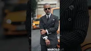MARCILO | 2 Piece Suit | Luxury Suits | Designers Suits | Anthracite Lining Double Brest Suit |