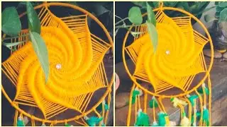 DIY Dreamcatcher Tutorial Easy ||Room Decoration Idea||HandMade Craft ||Slow Full Tutorial in Easy||