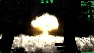 FalloutNV Tactical Nuke Strike on a Big Horner