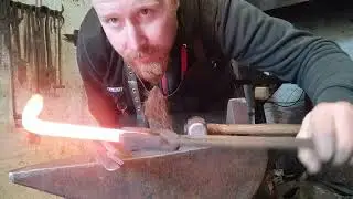 Old tools forged in to a dagger part one