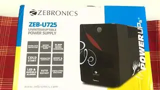 Zebronics UPS Unboxing I ZEBRONICS UPS for Desktop/PC/Computers. Buy from Link In Description