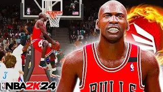 Michael Jordan Runs Into TOXIC ZONE Opponent In NBA 2K24 Play Now Online