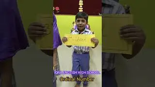 📚 Ordinal Numbers explained by our bright 2nd Std students!#iqraenglishhighschool #karaikal