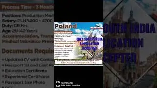 Machine operator job in Poland #polandworkpermitvisa  9569340446 wrap and call