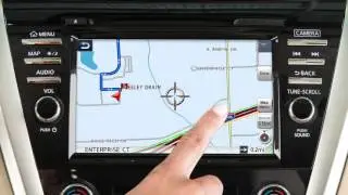 2016 NISSAN Murano - Map Screen Overview (if so equipped)