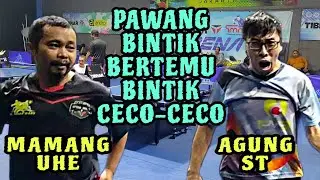 AKSI PAWANG BINTIK DARI BOGOR MELAWAN BINTIK CECO-CECO ‼️ MAMANG UHE vs AGUNG ST 🏓 OPEN TURNAMEN TMM
