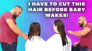 HOW TO MAKE A HAIR CUT FOR WOMEN WITH BABIES? Haircut For Women @HAIR ASMR CEYHUN