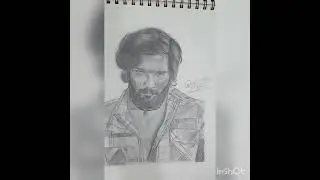pushpa realistic drawing #shorts #pushpa